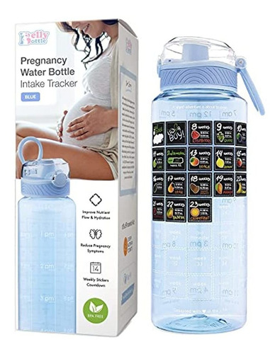Belly Bottle Embarazo Nutrición Botella De Agua Con Pegatina