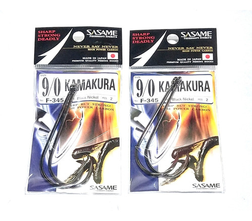 Anzuelos Sasame Kamakura  F-345 9/0 X 4 U. Japones. Dorado Surubi. Pesca Embarcado De Mar. Oferta ! Mariano Pesca