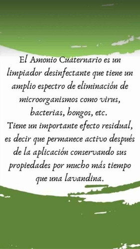 Imagen 4 de 8 de Amonio Cuaternario Ultra Concentrado 5 Gen Rinde Hasta 500 L