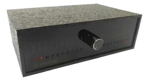 Amplificador Áudio Estéreo 30w Com Vu Meter Leds Som Potente