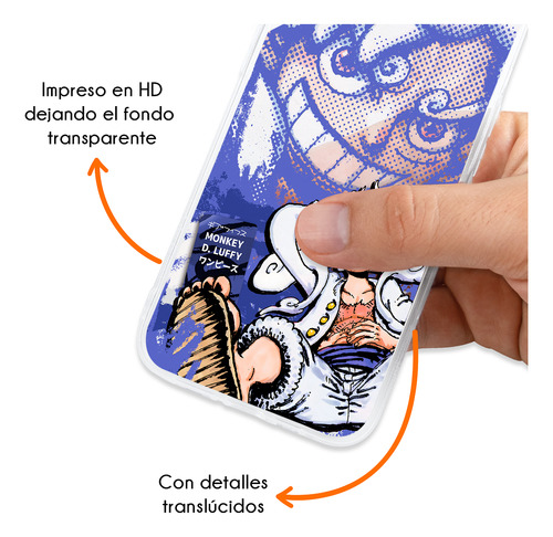 Funda Para Redmagic Luffy Gear 5 Trama Anticaídas One Piece Gear 5 Trama Redmagic 8s Pro