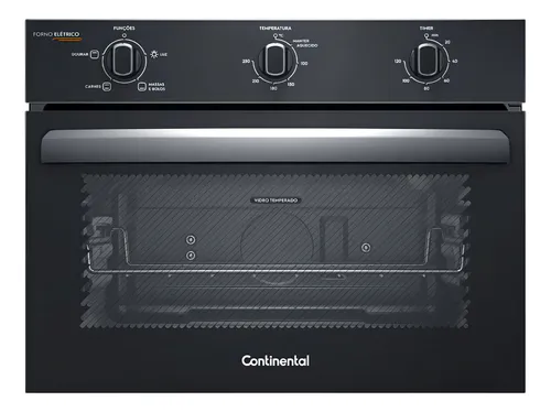 Forno de Embutir Elétrico - Continental OC4EM - 50L - Com TOPLimpaFácil - Cor Preto - 127v