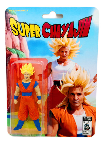 Chayanne Dragon Ball Goku Muñeco Figura Super Chayajin