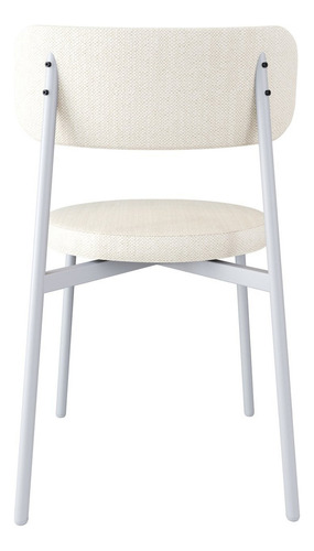 Cadeira Kyta Fixa Com 4 Pés 50 X 44,7 X 83,8 Cm Com 1 Gfwt