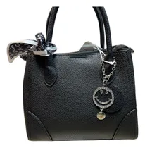 Comprar Cartera Divina Chic De Cuero Pu Con Asas Negras