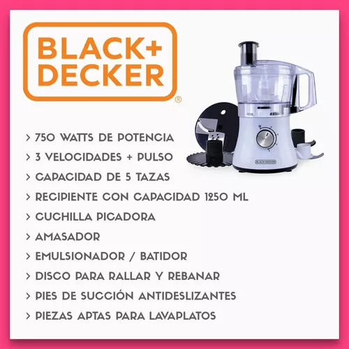 Procesadoras  BLACK + DECKER
