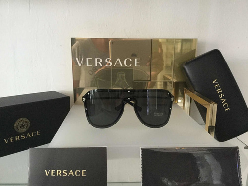 Lentes Versace 2180 1000/5a. 100% Auténticos. Dorado Plateado/negro