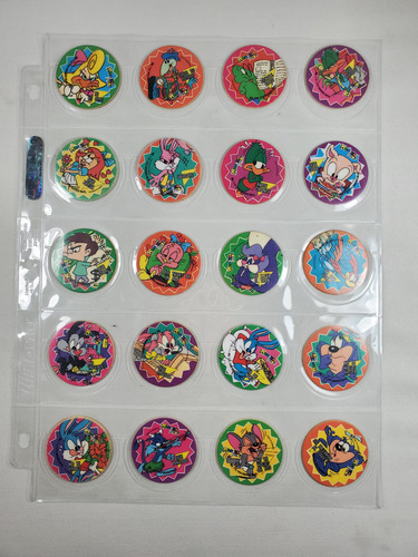 Colección De Master Tazos Tiny Toons Año 1994 20/20 Piezas (Usado)
