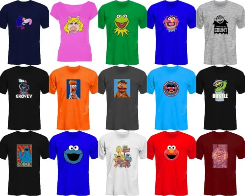 Remeras The Muppets Animal Celeste Retro *mr Korneforos*