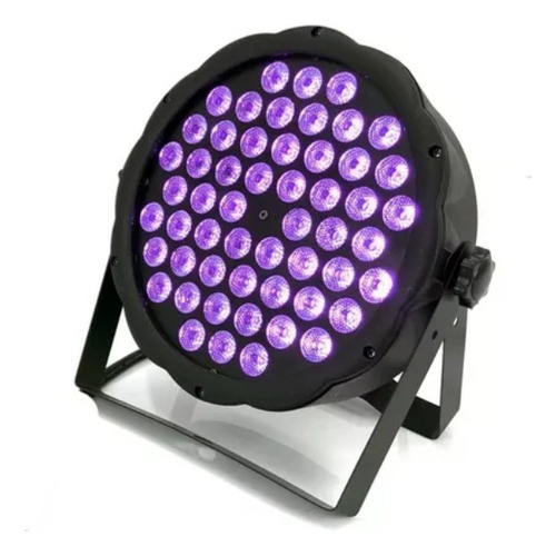 6 Canhao Refletor Led Par 64 Rgb 54 Leds 3w Dmx Dj Triled
