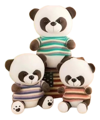 Peluche Oso Panda 27 Cm Suave Y Tierno