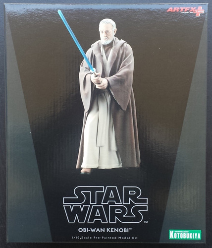 Estatuilla De Obi-wan Kenobi Kotobukiya Artfx+ Nueva !!!