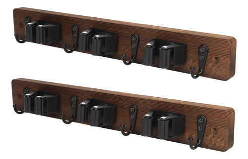 Soporte Para Escoba De Pared, 2 Unidades, 3 Posiciones Y 4 G