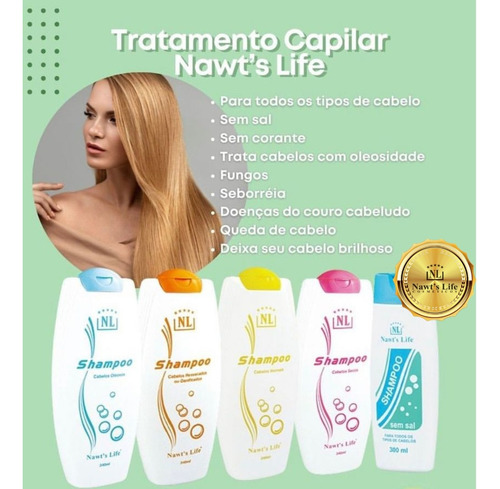 Shampoo Cabelos Secos - Nawt's Life