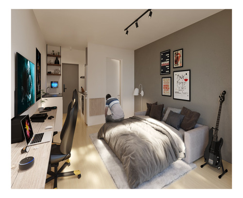 Imagen 10 de 12 de Venta De Monoambiente En 01 Vila, Parque Batlle