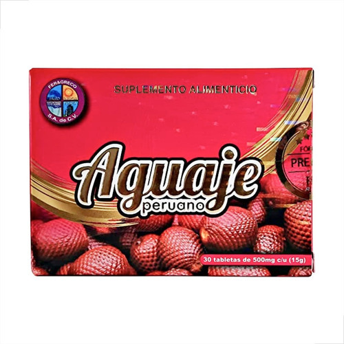 Aguaje Peruano 30 Tabletas Fer Y Greco