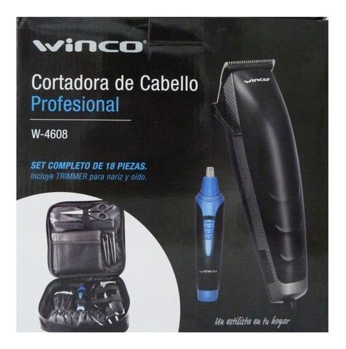 Cortadora De Pelo Profesional Trimmer Nariz Oido Winco 4608