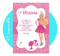 Comprar Kit Barbie Muñeca Cumple Candybar Imprimible Personalizado