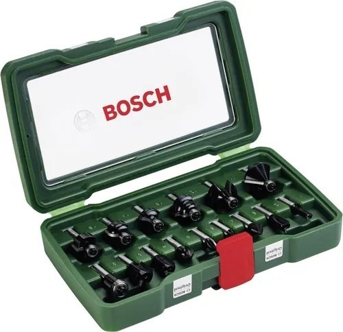 Imagen 2 de 3 de Set Fresas 1/4 15 Pcs Bosch
