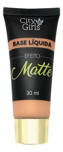 Base de maquiagem City Girls Base city girls liquida efeito matte 30ml ref cg092 cor 03 Base city girls liquida efeito matte 30ml ref cg092 cor 03 - 30mL