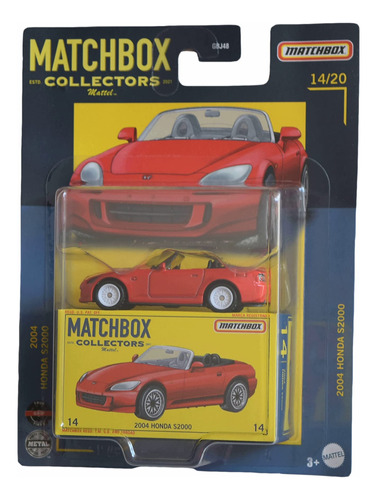 Matchbox 2004 Hon - Da S2000, [rojo] Coleccionistas Serie 14