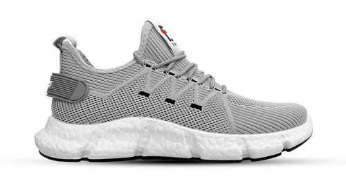 Imagen 2 de 8 de Tenis Casuales Unisex Grises Tmx