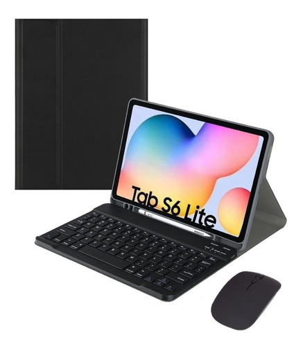 Funda Carcasa Tpu Con Teclado Para Galaxy Tab S6 Lite 10.4