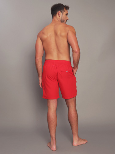 Traje De Baño Core Solids Rojo Calvin Klein