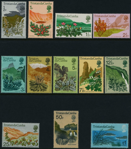 Flora Nativa - Tristan Da Cunha - Serie Mint