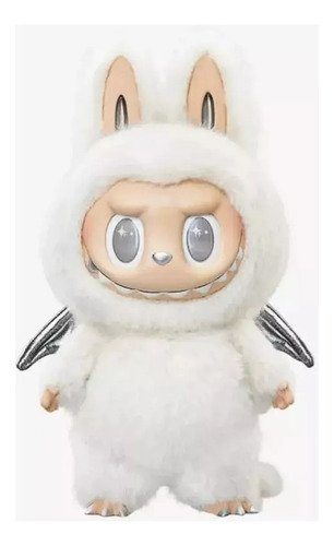Peluche Labubu Blanco Halloween Edición Llavero Replica Blanco