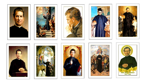 San Juan Bosco 50 Estampas Enmicadas Tarjetas Cromos