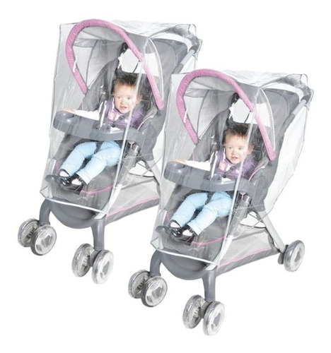 Pack X2 Cubre Coche Bebe Impermeable - Protector Cobertor