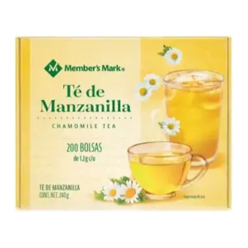 Té De Manzanilla Member's Mark 200 Bolsas De 1.2 G