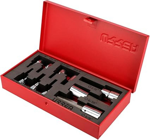 Urrea 5254h Juego De Dados Con Punta Hexagonal En Pulgadas