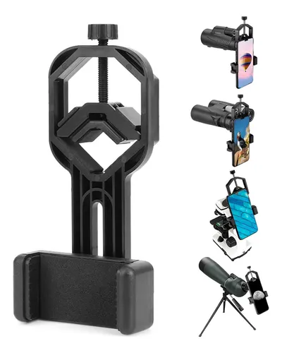 Soporte Adaptador Telescópico Para Celular De Alta Calidad Premium, Compatible Con Telescopios Y Dispositivos Móviles Everest