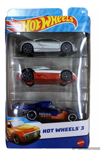 Autos Hot Wheels Set X3 Originales Surtidos P/ Pista  