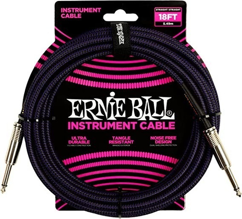 Cable Ernie Ball 18ft P06395 5,49 Metros