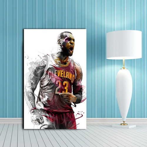 Cuadro Decorativo Moderno Lebron James