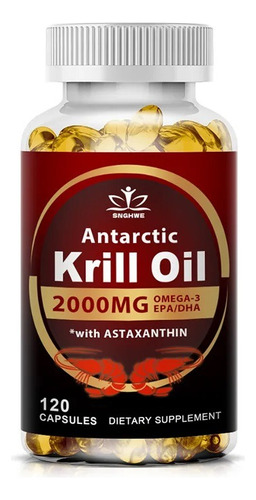 Krill Oil 100% Pure Aceite Krill 120caps 2000mg