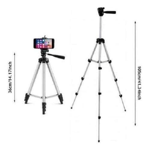 Tripie Soporte Celular Camara Base Universal Foto Video 360