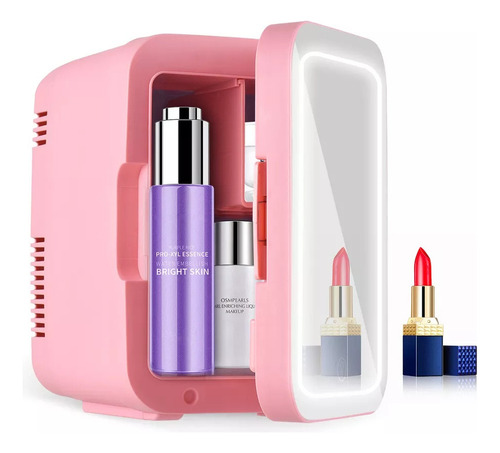 Fweaad Minirefrigerador Con Skin Aoresac Led Regulable Para