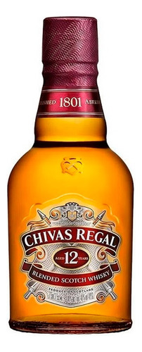 Whisky Chivas Regal 12 Años 375ml - mL a $258