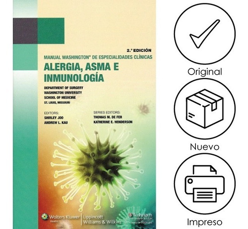 Manual Washington Especialidades. Alergia, Asma Inmunología