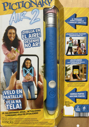 Juego De Mesa Pictionary Air 2, Con Aplicación