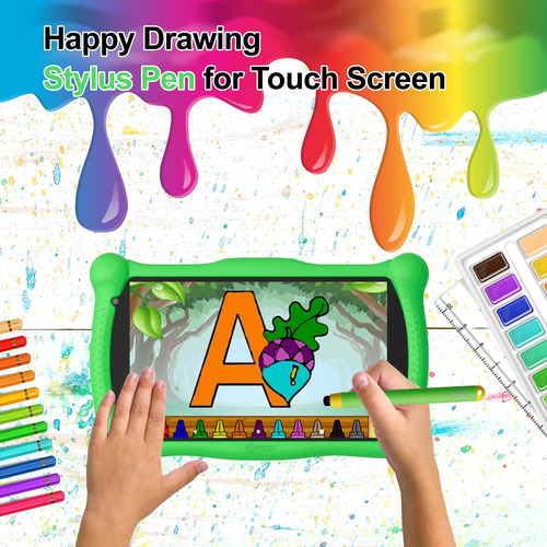 Tablet Contixo V10 Verde, 7'', Con Lapiz, Wifi, 16 Gb Hd