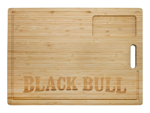  Tabla Madera Bamboo 48cm Cocina Black Bull