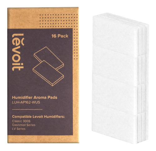 Levoit Aroma Pads 16 Pack, Filtros De Repuesto Humidificador