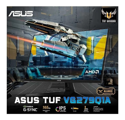 Imagen 2 de 3 de Monitor Gamer Asus Vg279q1a Gsync Freesync Ips 165hz 1ms Par
