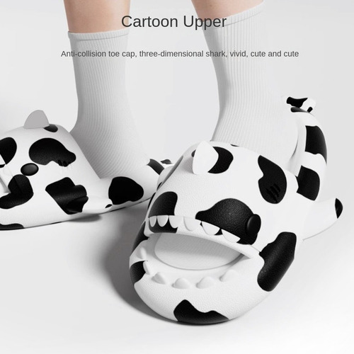 Chanclas De Suela Gruesa De Eva Para Pisar Mierda De Tiburón