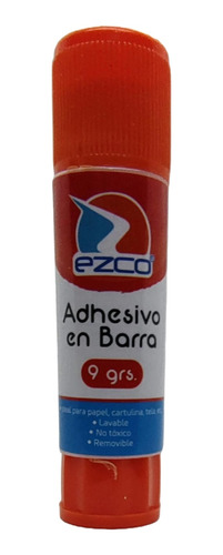Adhesivo En Barra Ezco 9 Grs -lavable - No Toxico -removible